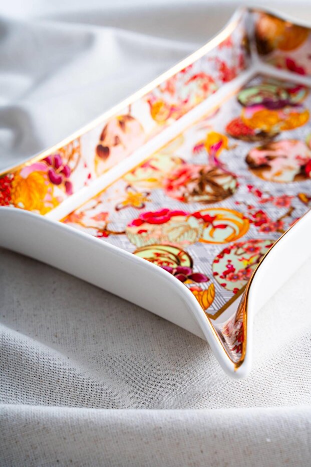 طبق تقديم مستطيل من دريم - 35 سم - 2