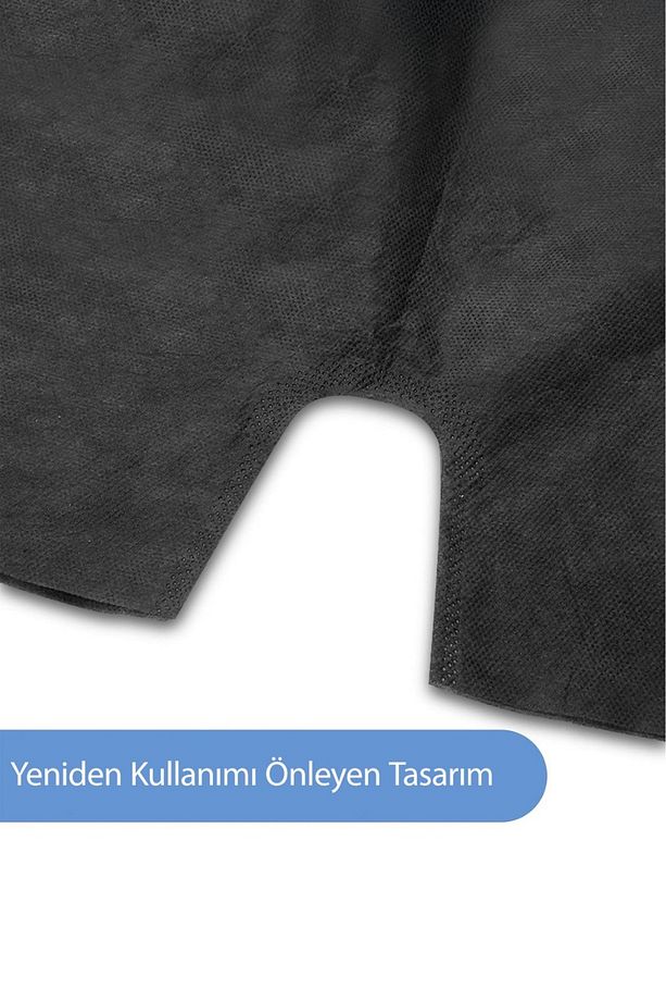 Tek Kullanımlık Boxer Kullan At Şort Siyah Renkli 10 Adet Oversize Unisex - 6