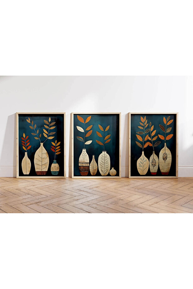 Çerçeveli 3 Parça Tablo Modelleri - 1