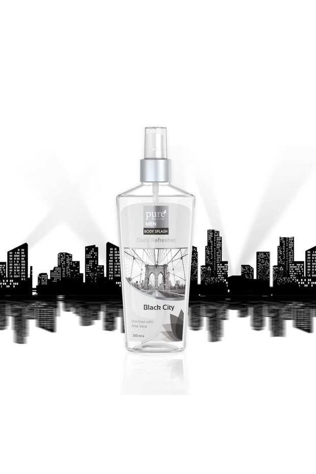 Men Body Splash Daily Refresher Black City 250 Ml