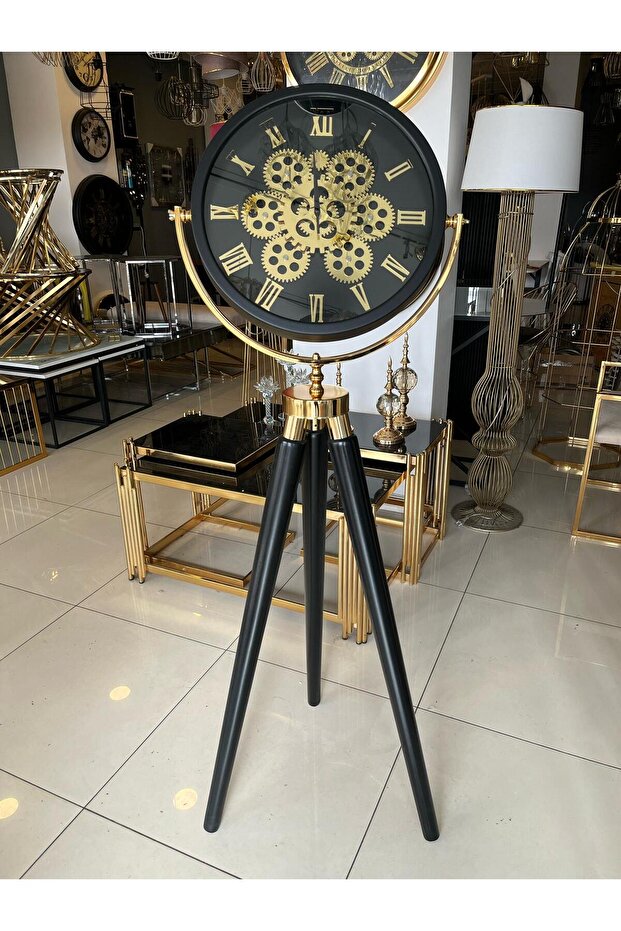 TRİPOD SAAT SİYAH - 1