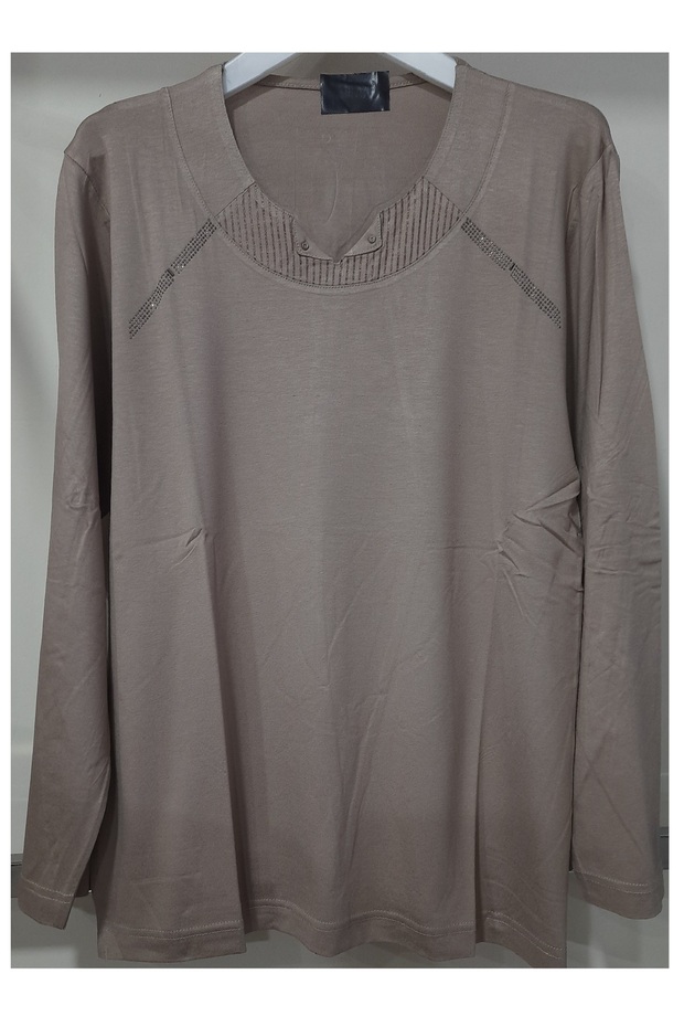 Star Super New Season Model Large Medium Size Mother Single Jersey Flexible 1St Class Combed Bluz