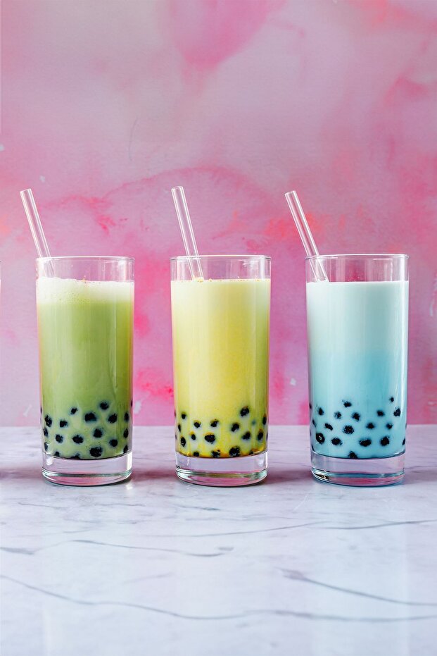 Bubble Tea Jelatinli Şeffaf Pipet 12mm 22cm 50 Adet - 2
