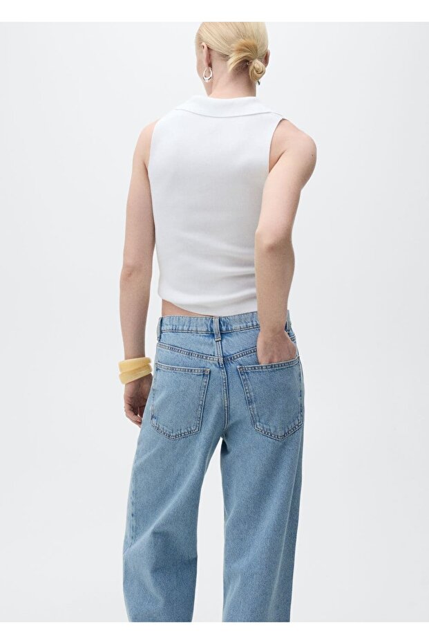 Polo yaka triko bluz - 4