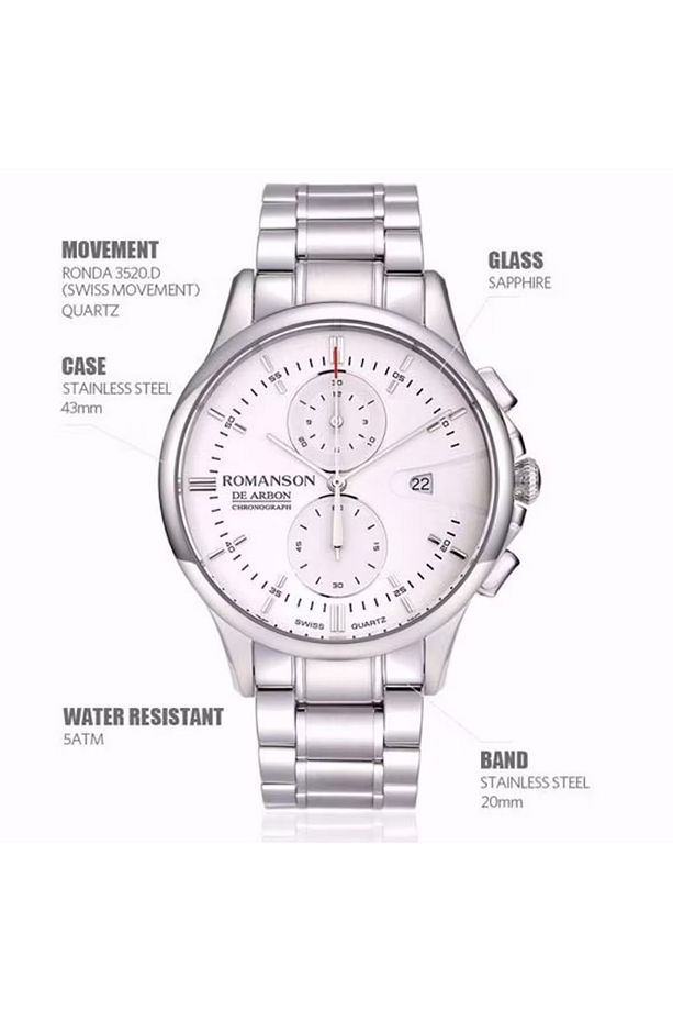 Ca5a09hmwwa1r5 Safir Isviçre Erkek Kol Saati - 3