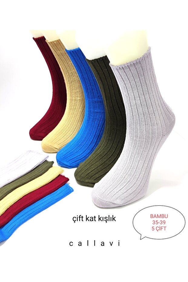 Bambu çift kat kışlık termal soket 5 çift