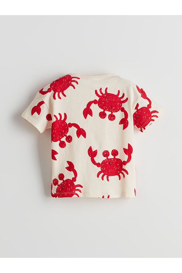 LCW baby Baskılı Erkek Çocuk Şortlu Pijama Takımı - 4
