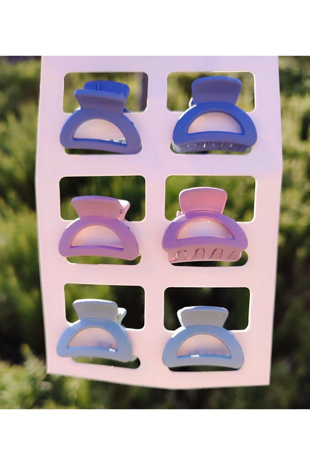 Set of 6 Matte Pastel Buckles