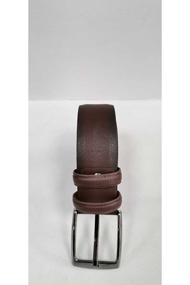 Men's Belt Is Suitable for Brown Classic Fabric and Linen