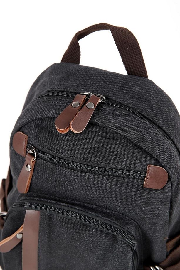 ÇÇS 51810 Kanvas Kumaş Sırt Çantası - 4