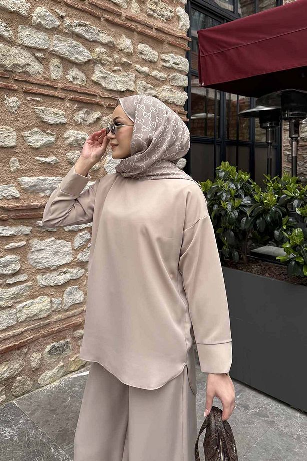 Taş Basic Krep Tunik 32-2239 - 2