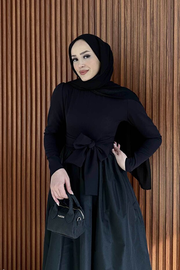 Siyah Elbise 3-2242 - 2