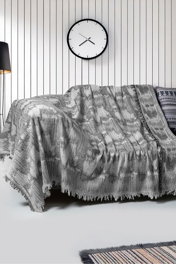 İkili Set Dokuma Koltuk Örtüsü Seti 170x220cm - 2