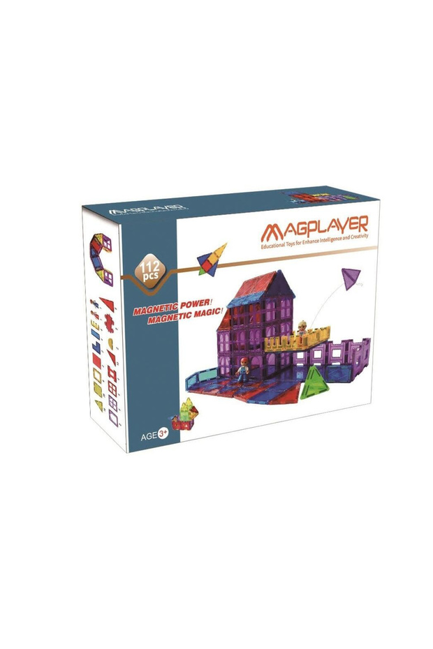 Set De Constructie Magnetic - 112 Piese - 1