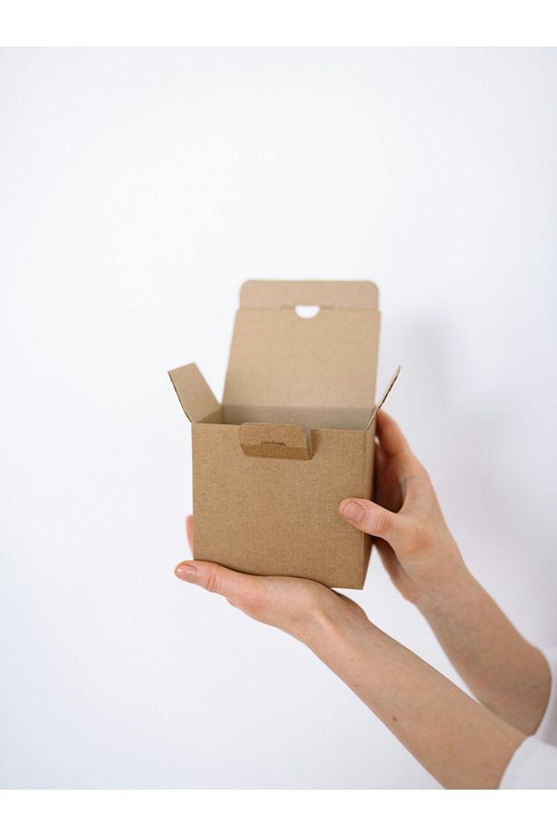 7,7x7,7x9 Cm-kilitli Kutu- E-ticaret Kutusu-mum Kutusu-karton Kutu-kraft- 50 Adet - 1