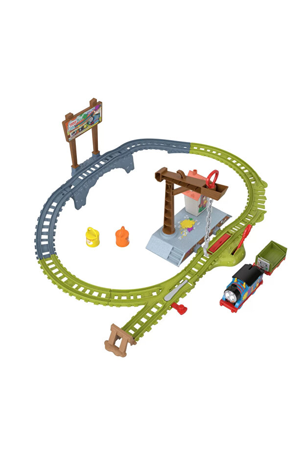 Thomas The Tank Engine Playset Thomas Delivers The Paint - 4
