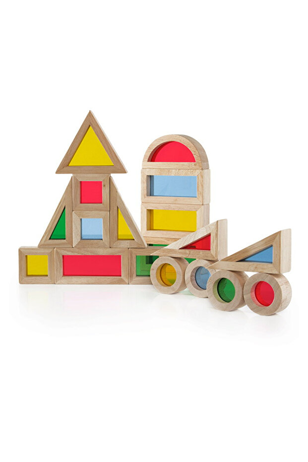 Σετ Junior Rainbow Blocks 20 τεμαχίων, - 4
