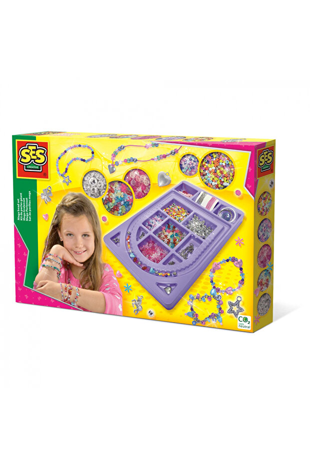 Set creativ pentru copii - Mega set de mărgele - 1