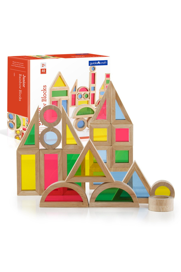 Σετ Junior Rainbow Blocks 40 τεμαχίων, - 1