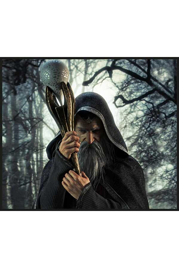 Flashlight Projector - Dragon and Wizard - 4