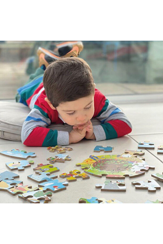 Puzzle de podea circular - Anotimpurile - 5