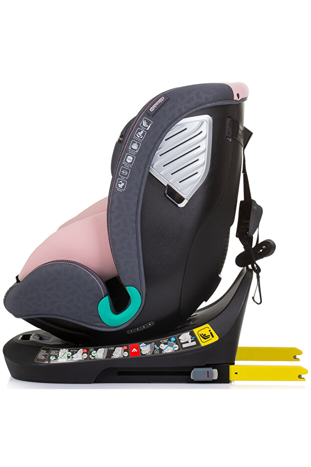 Supreme I-size Car Seat 40-150 Cm With Isofix System Flamingo - 4
