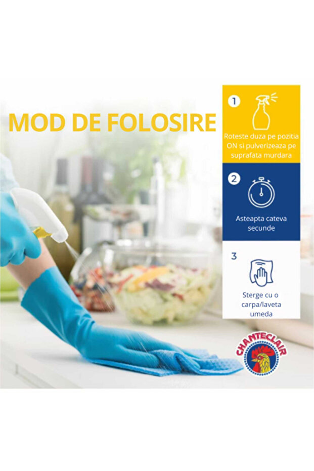 Chanteclair Lemon Degreaser, Cleans Multiple Surfaces, Strong and Fast Effect600 ml - 5