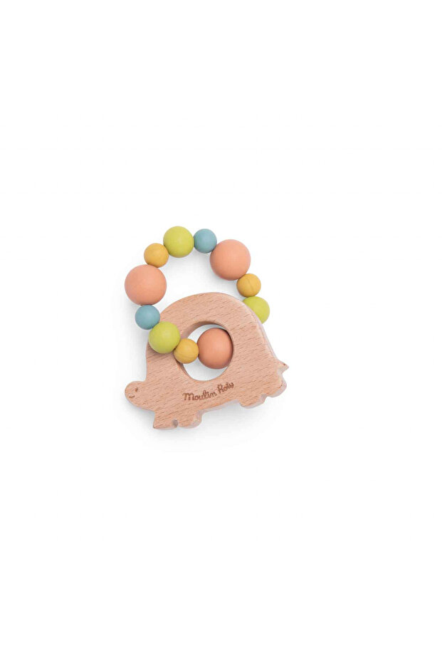 Turtle Teething Ring, - 3