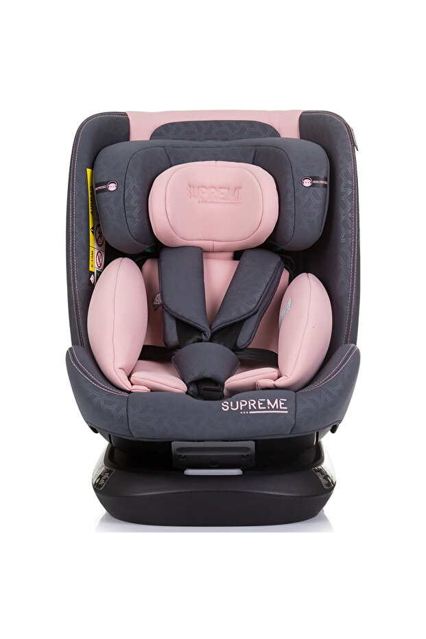 Supreme I-size Car Seat 40-150 Cm With Isofix System Flamingo - 2