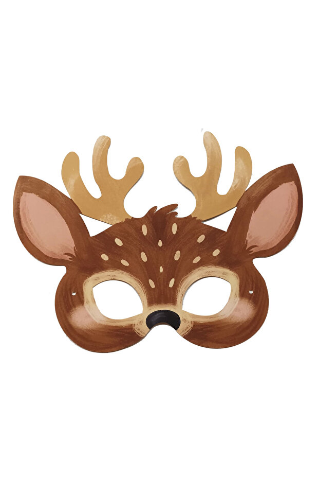 Forest Animals Party Mask Set, - 2