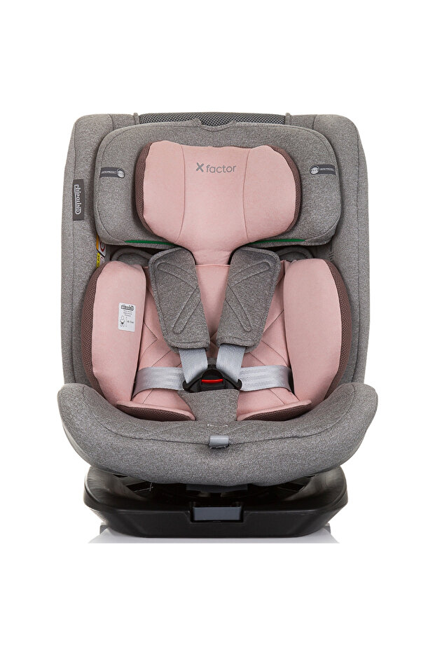 X Factor I-size Car Seat 40-150 Cm Flamingo With Isofix System - 2