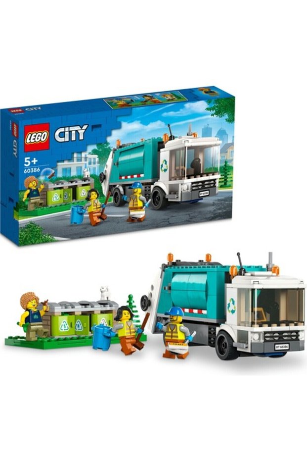 City Recycling Truck 60386 - Toy Construction Set for Children Ages 5 and Up (261 Pieces)
