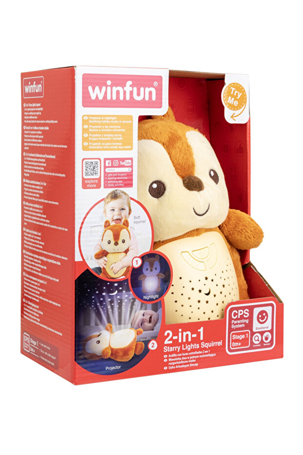 Squirrel Projector and Night Light for Babies, - 3