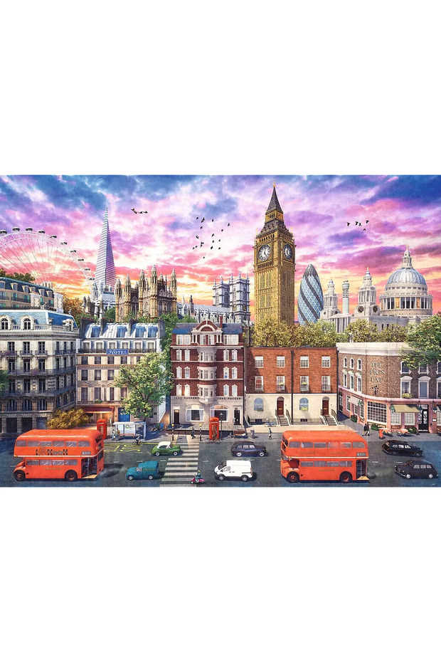 Puzzle 4000 Cesta do Londýna - 2