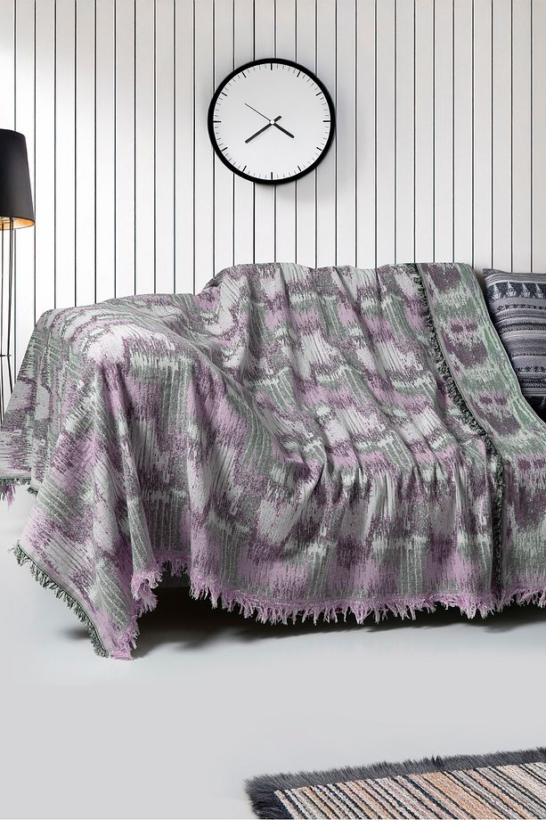İkili Set Dokuma Koltuk Örtüsü Seti 170x220cm - 2