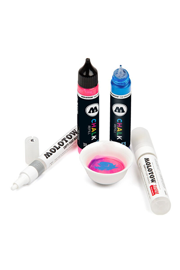 Decomarker Refill 30ml Metallic Silver - 4