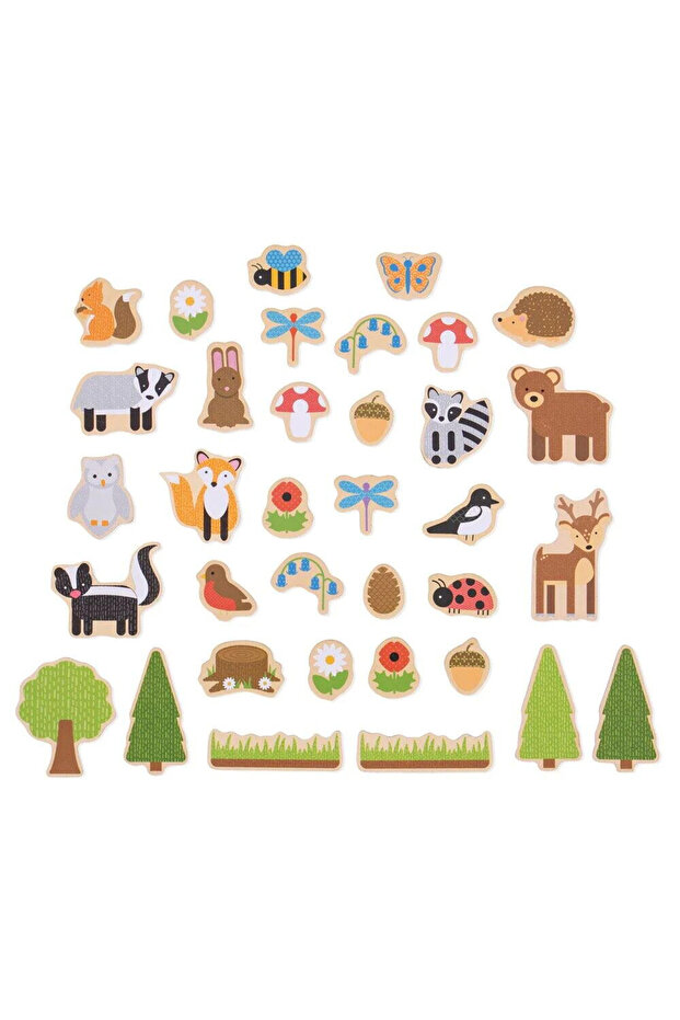 Magnetic set - Forest animals - 5