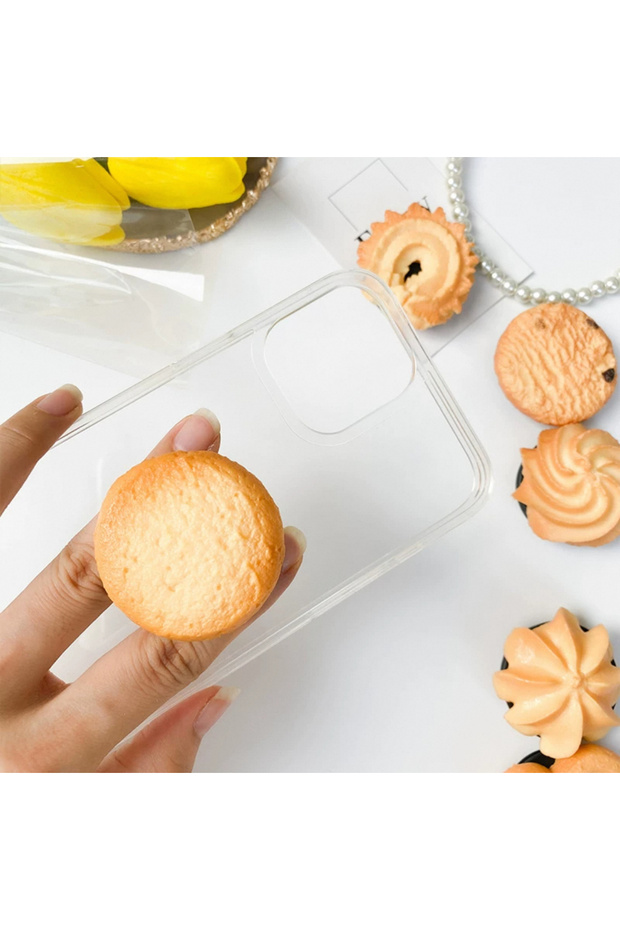 Popsocket Kurabiye Desenli Telefon Tutacağı Sert Yüzey Yapışkanlı Parmak Tutucu - 9
