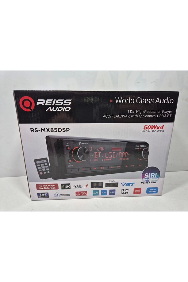 Oto Teyp – Rs-mx85dsp 4x50w – 3 Amfi Çıkışlı , App Kontrollü Tesisat Teybi - 3