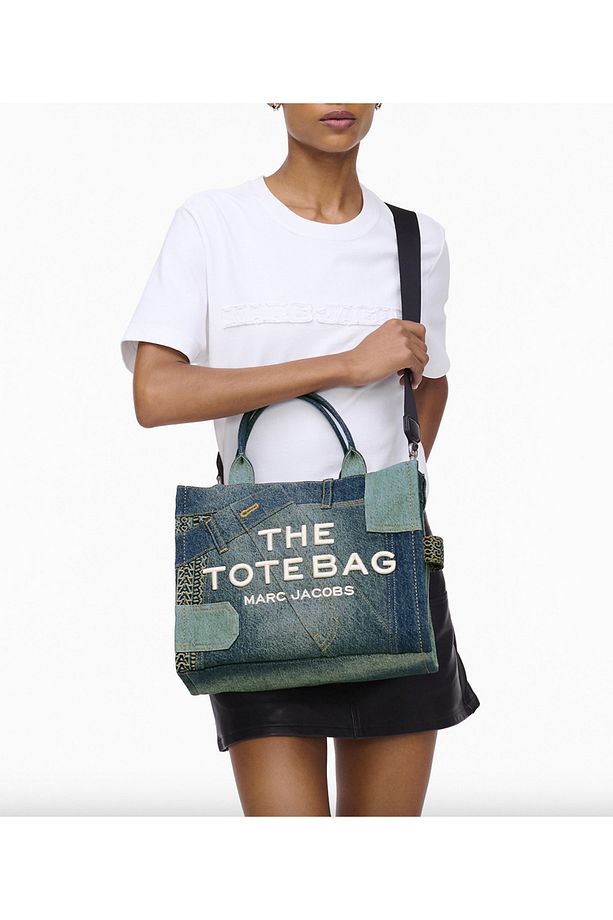 The Deconstructed Denim Medium Tote Bag - 2