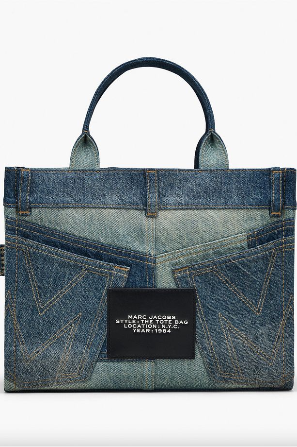 The Deconstructed Denim Medium Tote Bag - 3