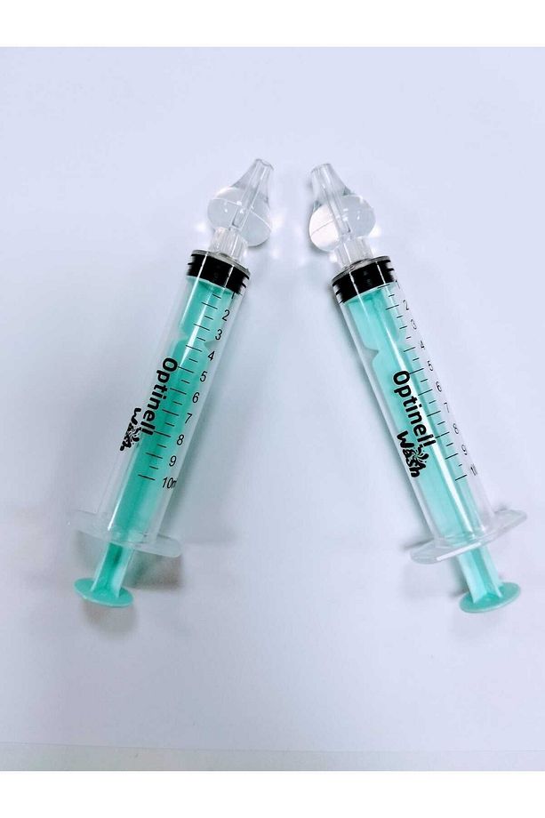 2 'li Şırıngalı Burun Aspiratörü Bebek Burun Temizleme Aparatı Şırınga 10 ml Enjektörü - 5