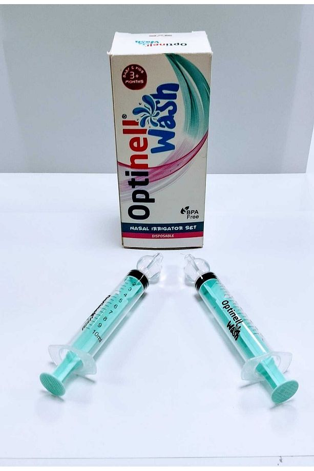 2 'li Şırıngalı Burun Aspiratörü Bebek Burun Temizleme Aparatı Şırınga 10 ml Enjektörü - 4