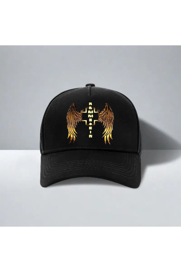 Rammstein Printed Black Snapback Hat - 1