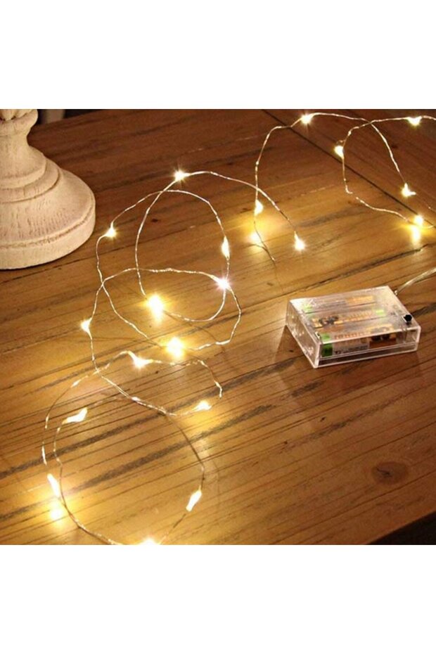 حبل أضاء ليد يعمل بالبطارية طول 5 متر - 4