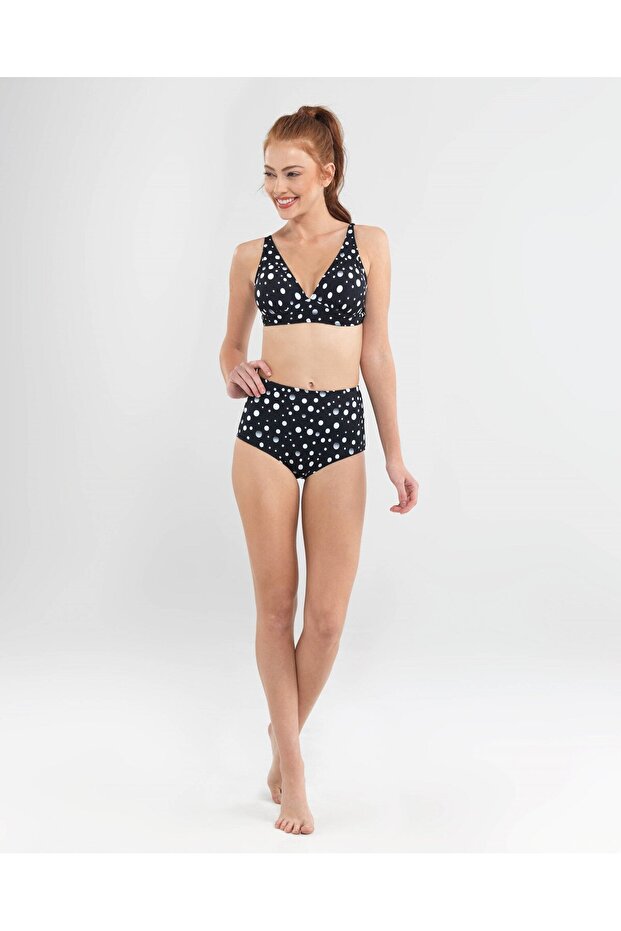 Bikini Üst 8592 - Puantiye Baskılı - 1