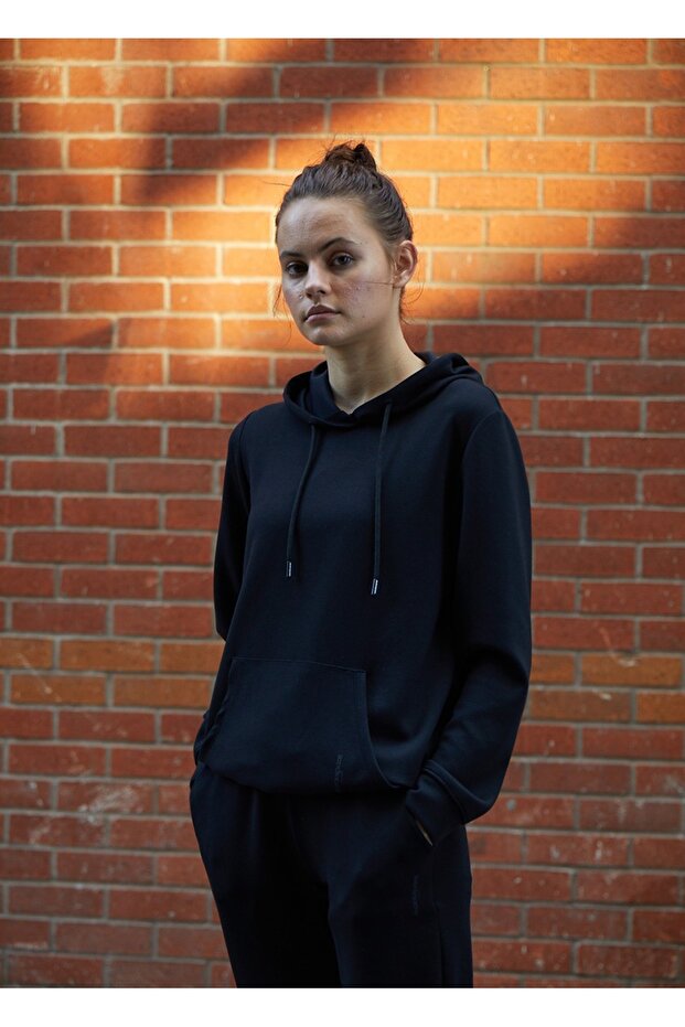 Kadınsweatshirt 70314 - Siyah - 5