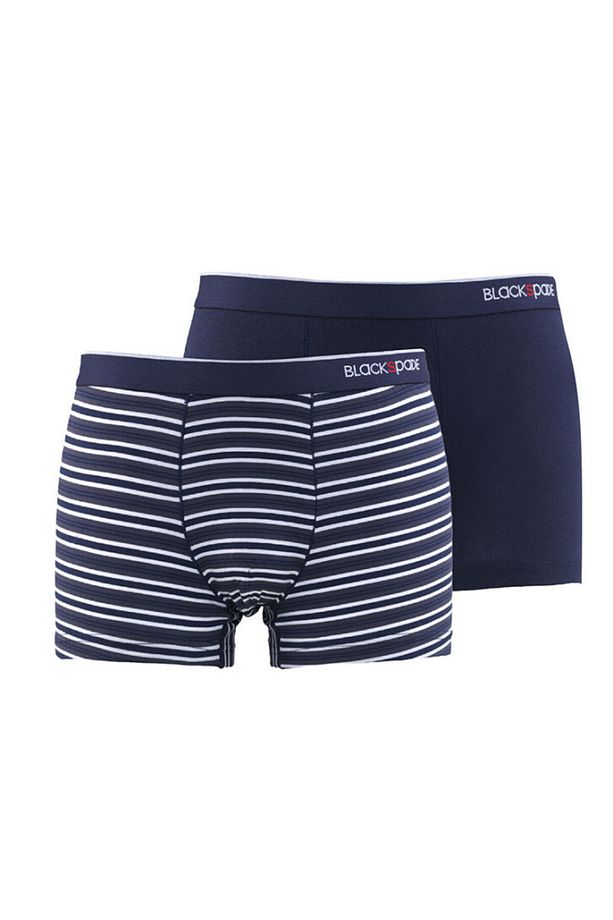 Erkek Boxer 2li Paket Stripes 9551 - Lacivert - 1