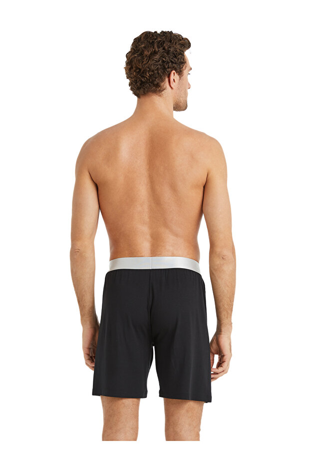 9314 Erkek Silver Modal Şort Siyah - 2