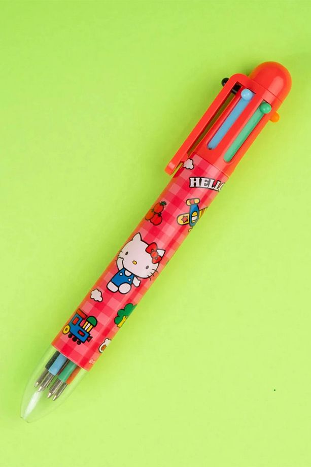 Hello Kitty'nin Renkli Dünyası - 6 Renkli Çoklu Kalem - 1